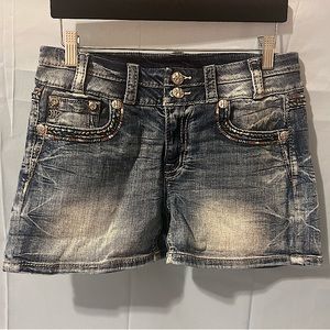 Miss Me • Mid- Rise Shorts.